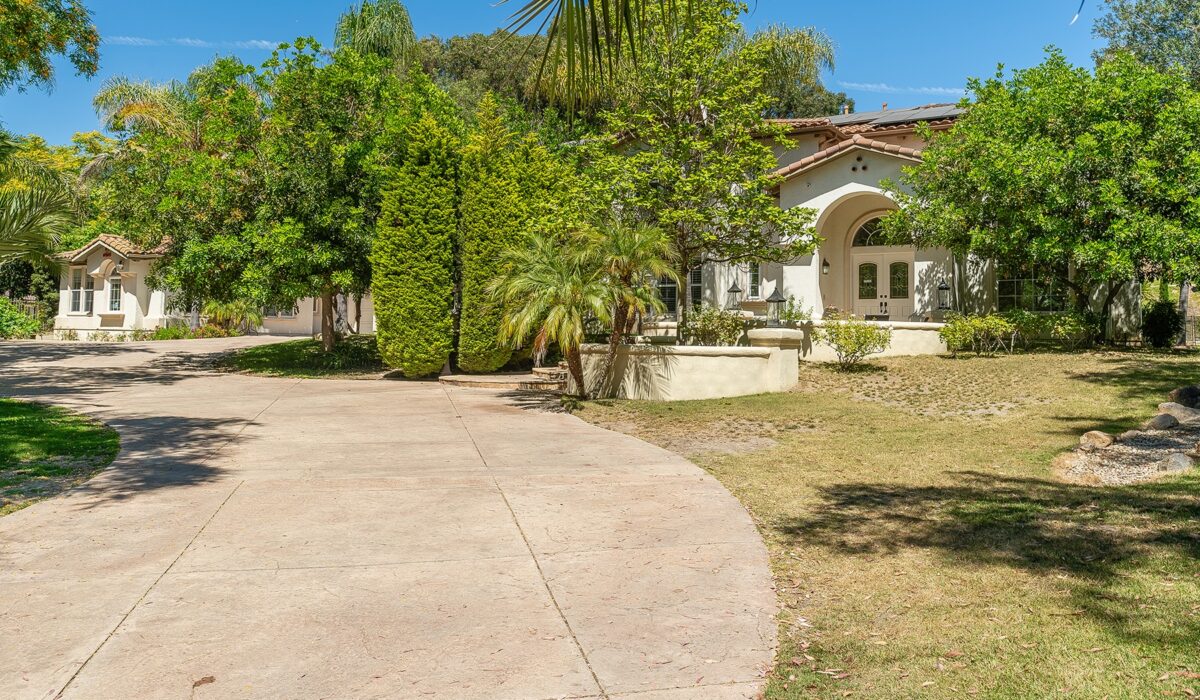 Front entrance to rehab facility