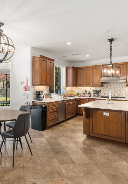 The kitchen at Altitude Recovery Community